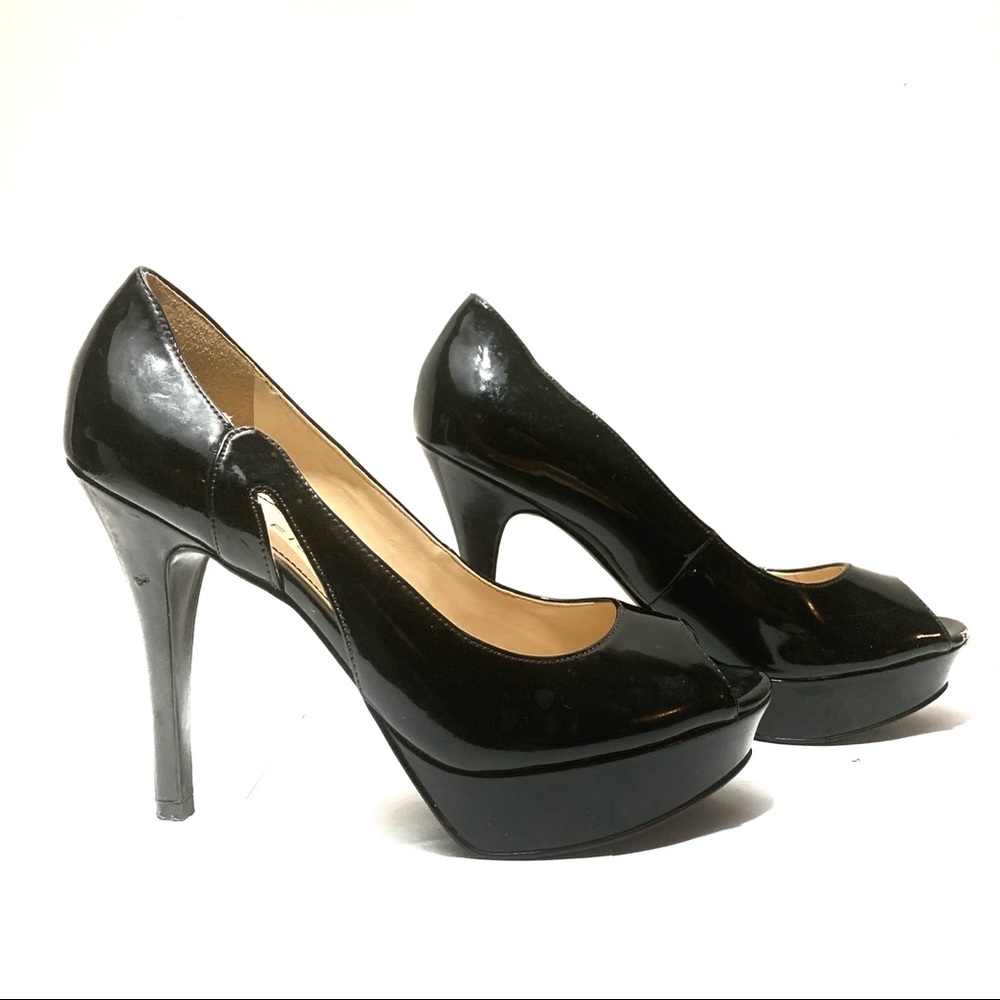 Marc Fisher : Black Heels Cut Out